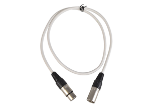 XLR Male to XLR Female Patch Lead 3 Pin Balanced Choice of Length & Colour